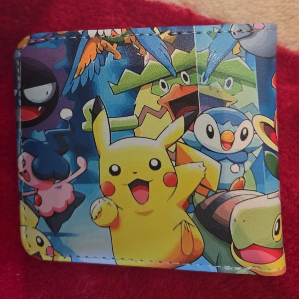 New Nintendo pokemon anime manga leather wallet